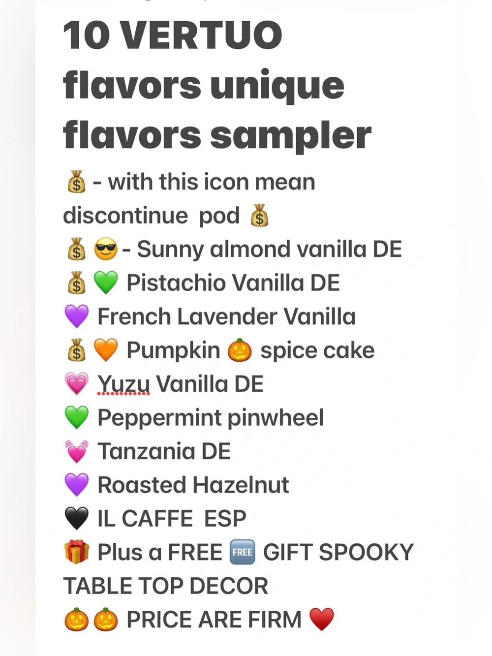 Nespresso VERTUO unique  flavors spirit Bottled Boo's Halloween 👻 decor